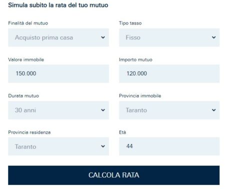 tool calcola rata deutsche bank