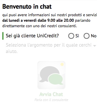 chat unicredit