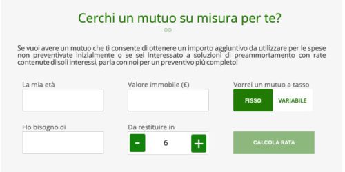 ricerca mutuo su misura intesa sanpaolo