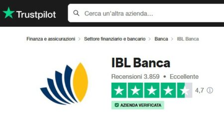 valutazione ibl su trustpilot.it