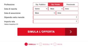 esempio di pagina inserimento dati