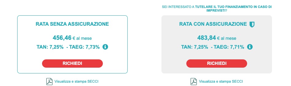 esempio assicurazione