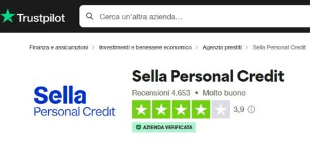 trustpilot valutazione di sella personal credit