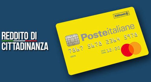 esempio carta per reddito di cittadinanza