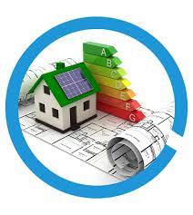 modello di casa su classificazione classe energetica